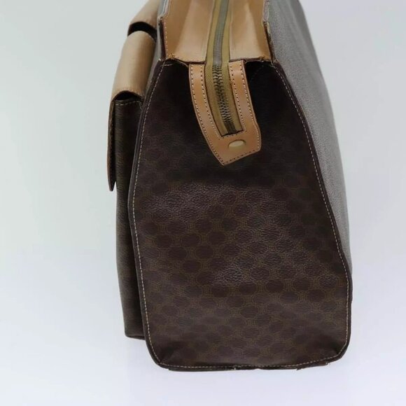 CELINE Macadam Canvas Tote Bag PVC Brown Auth 75236 - Picture 7 of 16